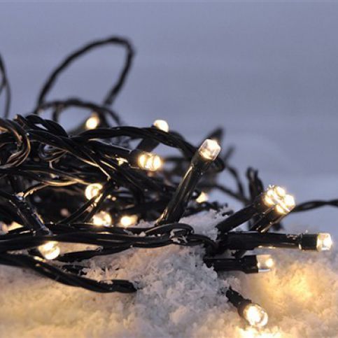 LED vánoční řetěz, 60 LED, 10m, přívod 3m, IP20, teplá bílá - Rozsvitsi.cz - svítidla