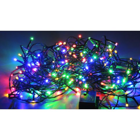 LED vánoční řetěz 180 L délka 17,9 m, IP44 pro venkovní i vnitřní použití - Dekolamp s.r.o.