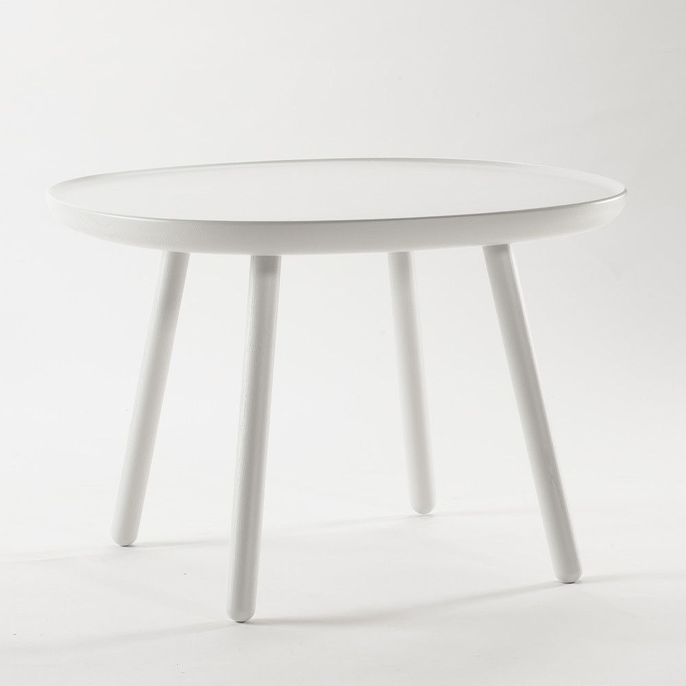 Bílý stolek z masivu EMKO Naïve, ø 64 cm - Bonami.cz