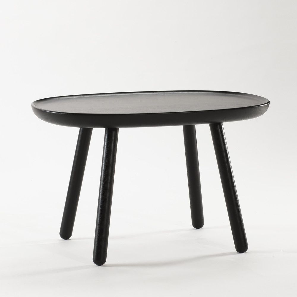 Černý stolek z masivu EMKO Naïve, 61 x 41 cm - Bonami.cz