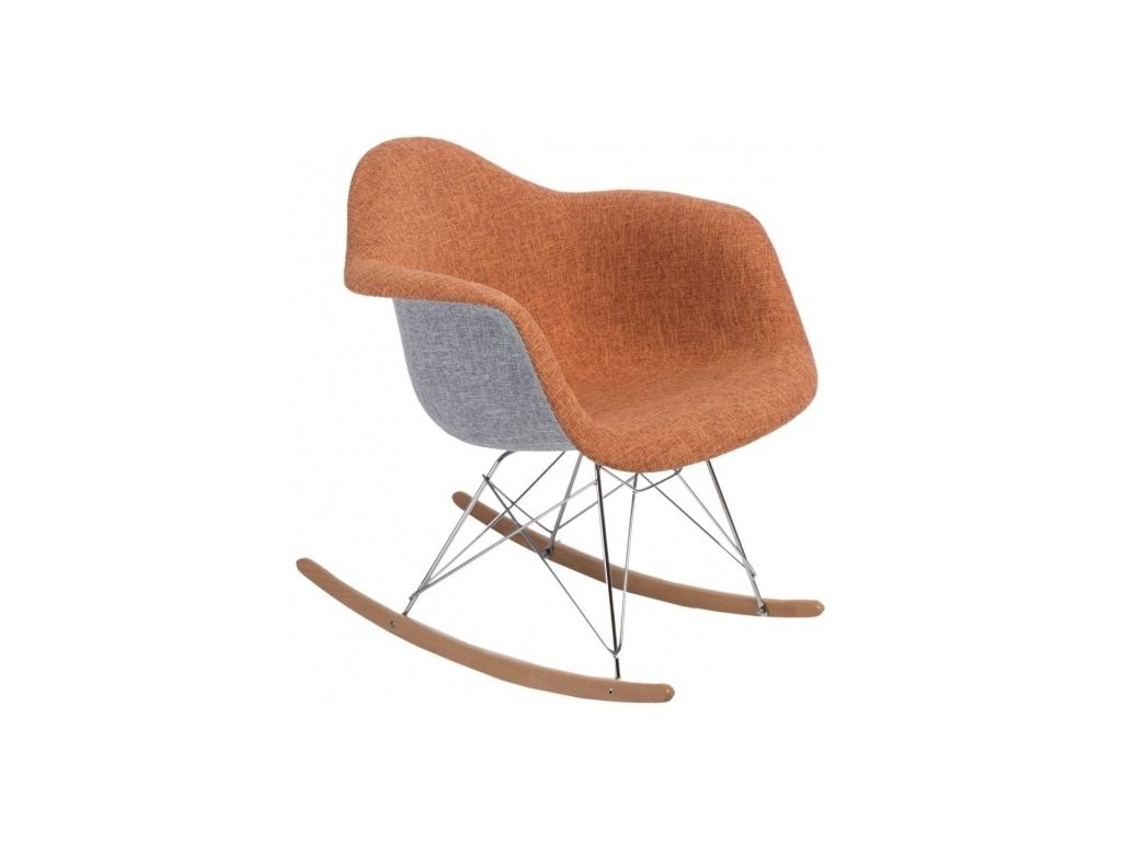 Jídelní židle P018 Duo inspirovaná RAR šedo-oranžová  - 96design.cz