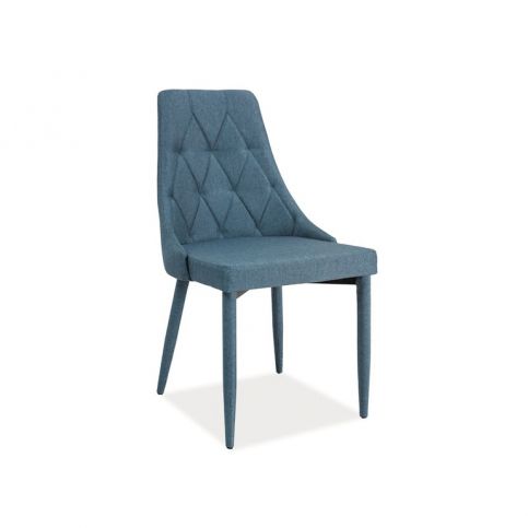 16 Jídelní čalouněná židle Blou denim - Design4life