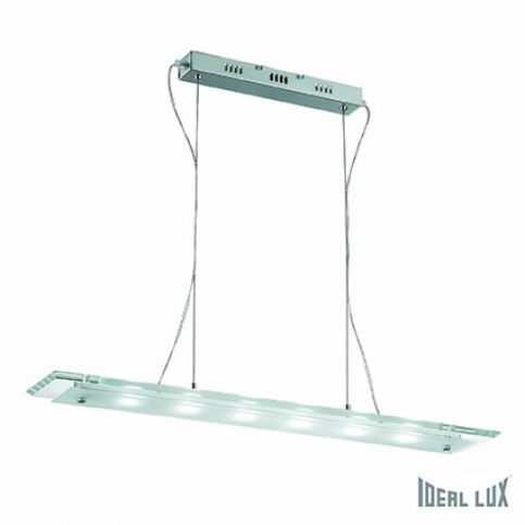 LED závěsné svítidlo Ideal lux Office SP6 007465  6x3W  -leptané sklo - Dekolamp s.r.o.