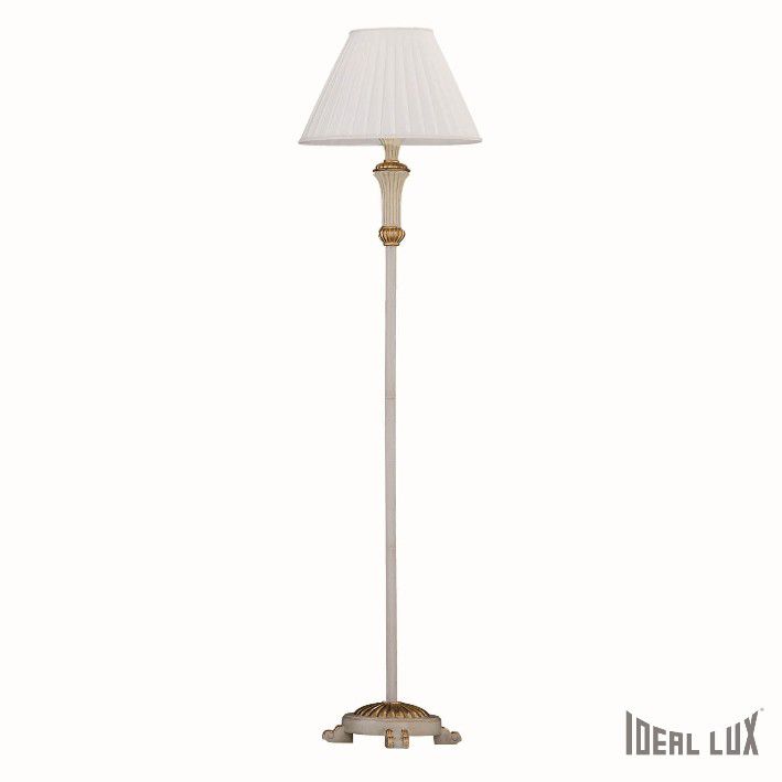 stojací lampa Ideal lux Firenze PT1 002880  - starožitná slonová kost/zlatá - Dekolamp s.r.o.