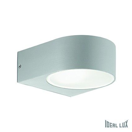 venkovní nástěnné svítidlo Ideal lux Iko 092218 1x60W E27  - šedá - Dekolamp s.r.o.