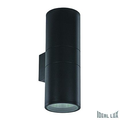 venkovní nástěnné svítidlo Ideal lux Gun AP2 092317 2x60W E27  - černá - Dekolamp s.r.o.