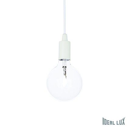 závěsné stropní svítidlo Ideal lux Edison SP1 113302 1x60W E27 - bílá - Dekolamp s.r.o.