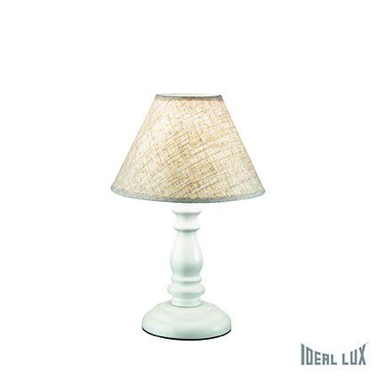 stolní lampa Ideal lux Provence 003283 SP1 Small 1x40W E14  - bílá/krémová - Dekolamp s.r.o.