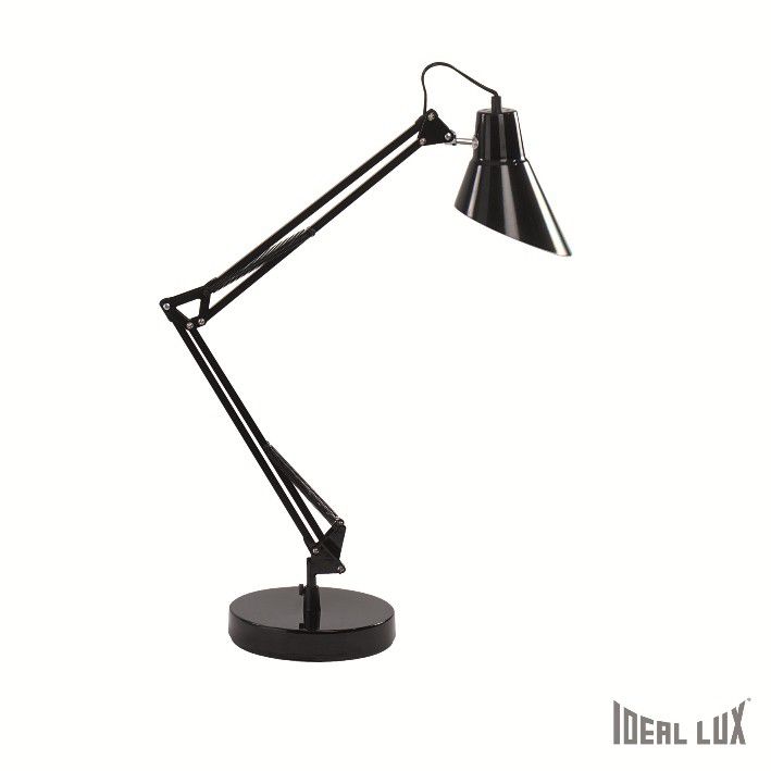 Ideal Lux Ideal Lux - Stolní lampa 1xE27/42W/230V černá  - Dekolamp s.r.o.