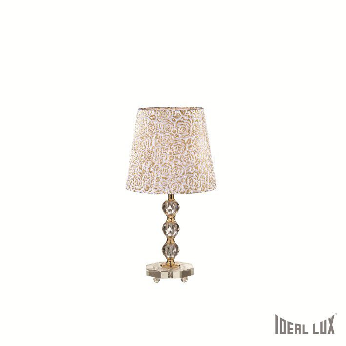 stolní lampa Ideal lux Queen TL1 077741 1x60W E27  - romantická elegance - Dekolamp s.r.o.