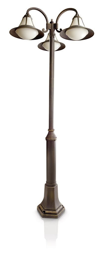 venkovní lampa Philips Provence 15215/42/16 3x23W E27  - hnědá s bronzovou patinou - Dekolamp s.r.o.