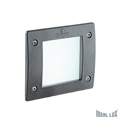 LED venkovní zápustné bodové svítidlo Ideal lux Leti FI1 1x3W GX53  - šedá/bílá - Dekolamp s.r.o.