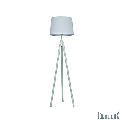 stojací lampa Ideal lux York PT1 121406 1x60W E27  - přírodní materiály - Dekolamp s.r.o.