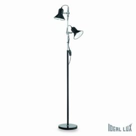 stojací lampa Ideal lux Polly PT2 061139 2x60W E27  - černá