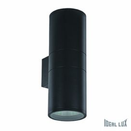 venkovní nástěnné svítidlo Ideal lux Gun AP2 092317 2x60W E27  - černá