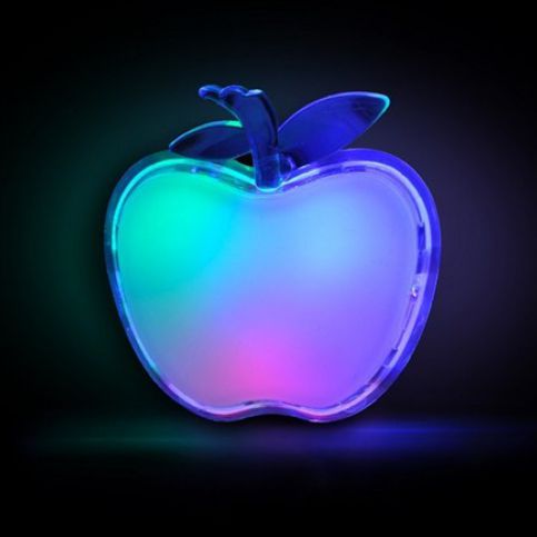 Noční LED světélko jablko, 0,5W, RGB, 230V, vypínač - Rozsvitsi.cz - svítidla