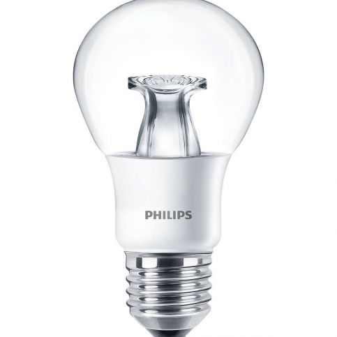 Philips LED žárovka A60 CL E27 6W 40W teplá bílá 2700K stmívatelná - Dekolamp s.r.o.