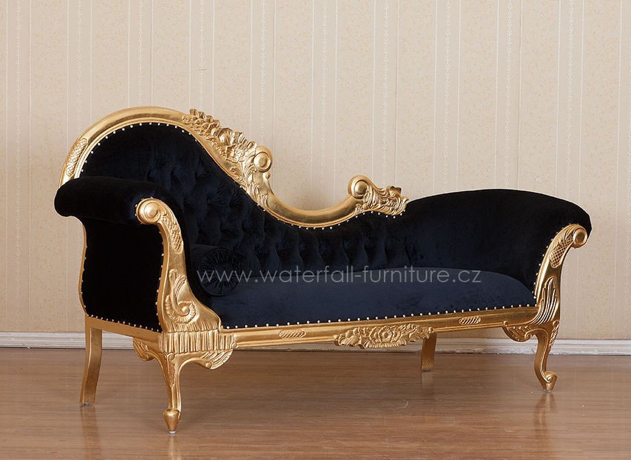 Černé retro sofa - Waterfall® designový nábytek