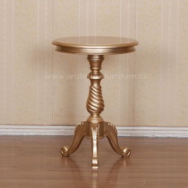 Malý zlatý odkládací stolek