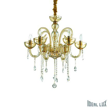 závěsné svítidlo Ideal lux Canaletto SP6 114521 68x40W E14  - elegantní luxus - Dekolamp s.r.o.