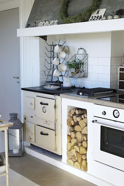 Kuchyně s troubou na dřevo - 