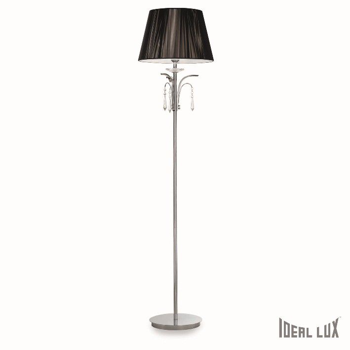 stojací lampa Ideal lux ACCADEMY 026039  - černá - Dekolamp s.r.o.