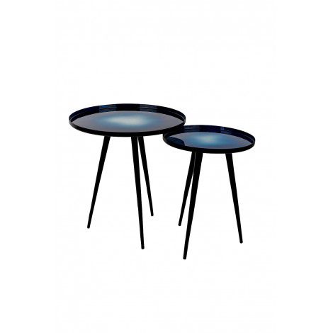 Zuiver Odkládací set stolků FLOW / blue - Alhambra | design studio