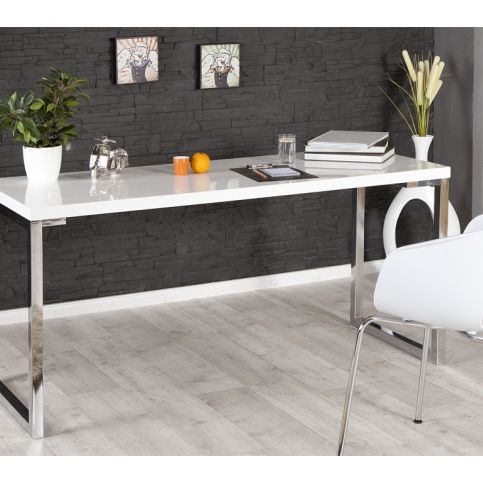 INV Psací stůl ONE 160cm bílý - Design4life