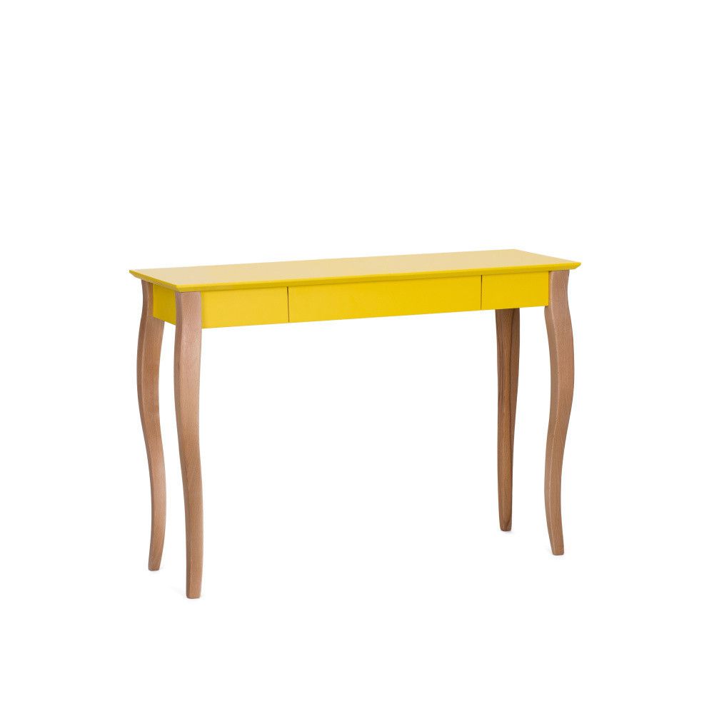 Žlutý psací stůl Ragaba Lillo, délka 105 cm - Bonami.cz