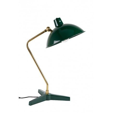 Zelená stolní lampa DUTCHBONE Devi - Bonami.cz