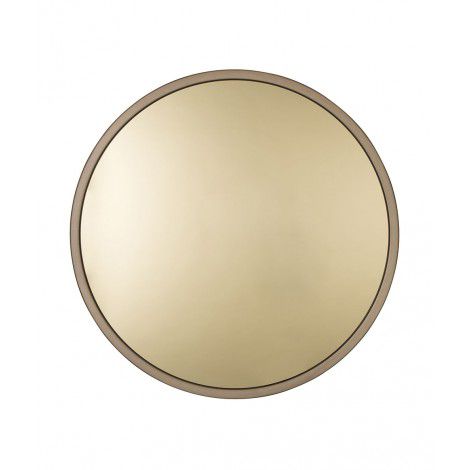 Nástěnné ocelové zrcadlo ve zlaté barvě Zuiver Bandit, ø 60 cm - Bonami.cz