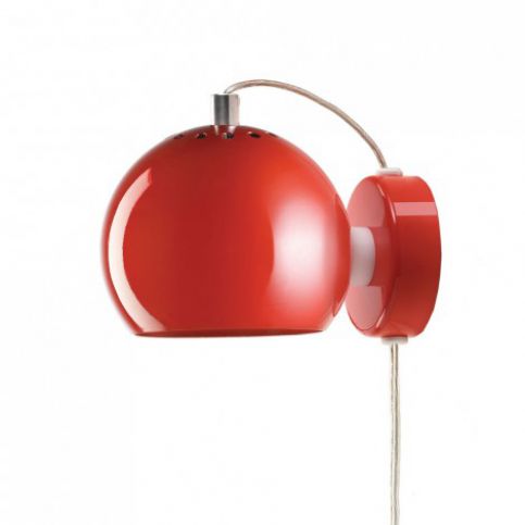 Frandsen lighting Ball red glossy, nástěnná - Alhambra | design studio