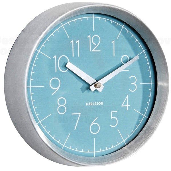 Designové nástěnné hodiny 5637BL Karlsson 22cm - FORLIVING