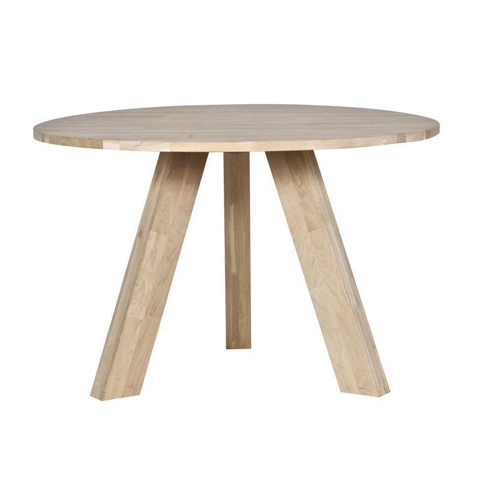 Jídelní stůl z dubového dřeva WOOOD Rhonda, ø 129 cm - Bonami.cz