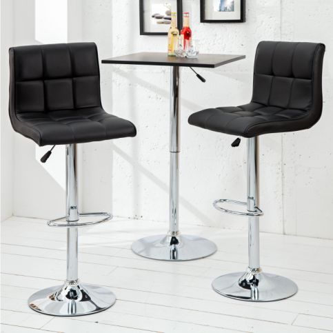 INV Barová židle 90-115cm CANSAS černá - Design4life