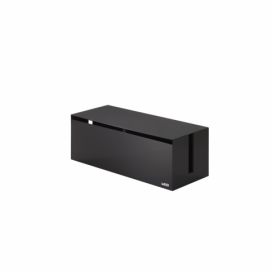 Černo-hnědý box na nabíječky YAMAZAKI Web Cable Box