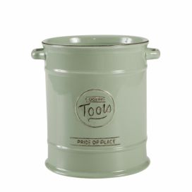 Zelená keramická dóza na kuchyňské náčiní T&G Woodware Pride Of Place