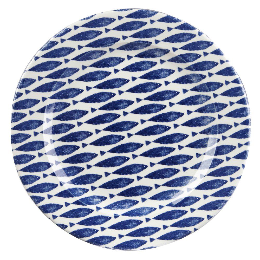 Kameninový talíř Churchill China Couture Fishie Blue, ⌀ 30 cm - Bonami.cz