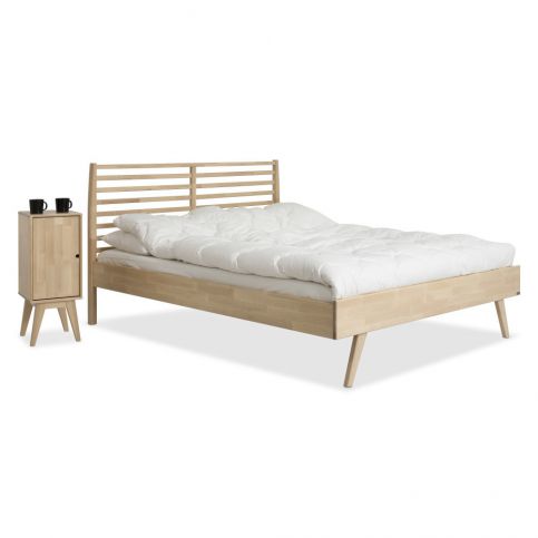 Ručně vyráběná postel z masivního březového dřeva Kiteen Notte, 160 x 200 cm - Bonami.cz