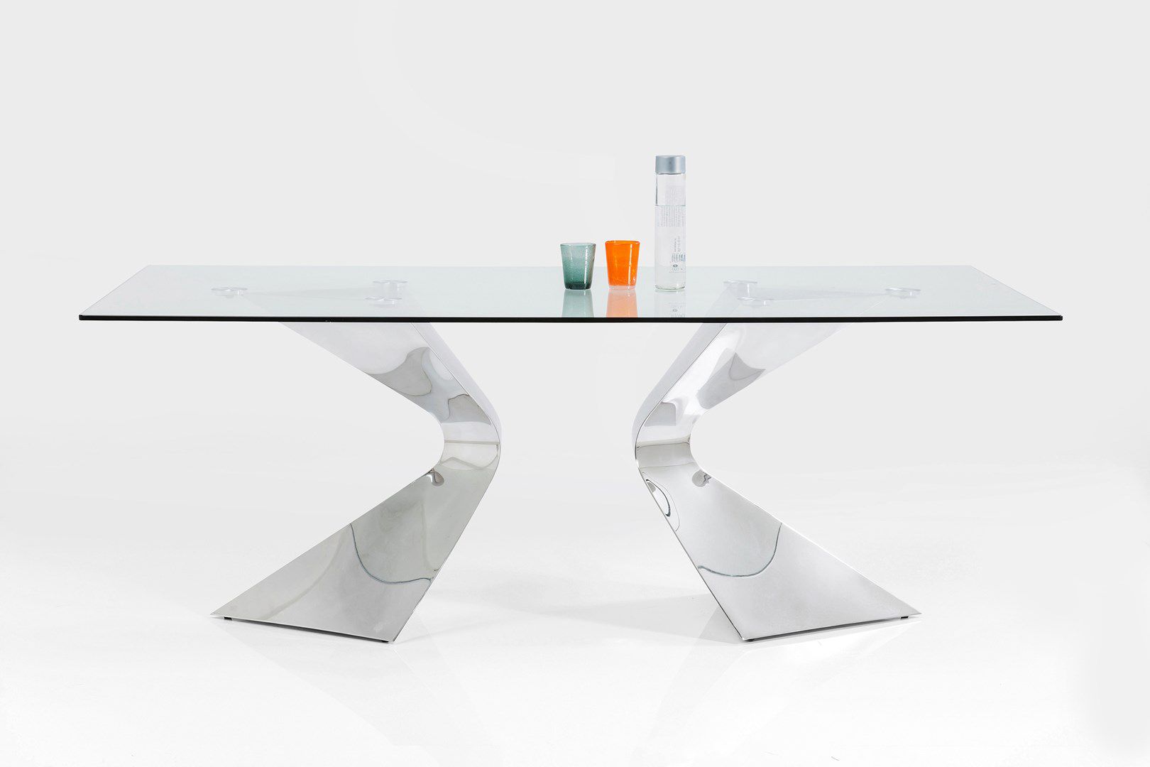 Stůl Gloria 200×100 cm, chrom - KARE