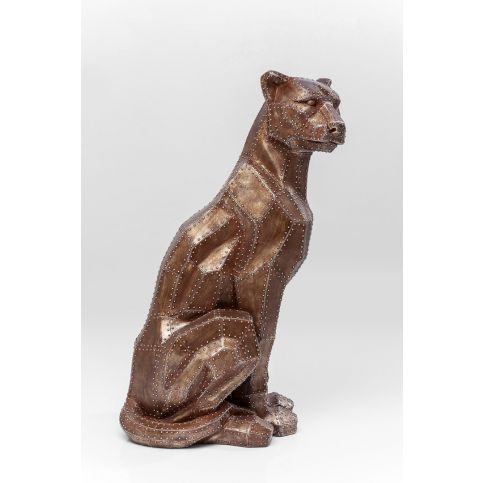 Dekorativní figurka Sitting Cat Rivet Copper - KARE