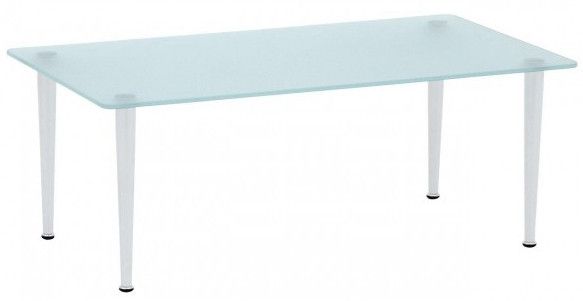 Alba Konferenční stolek Quattro - obdélník Sklo čiré - ATAN Nábytek