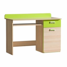 DOL Počítačový stůl Melisa-jasan/zelená