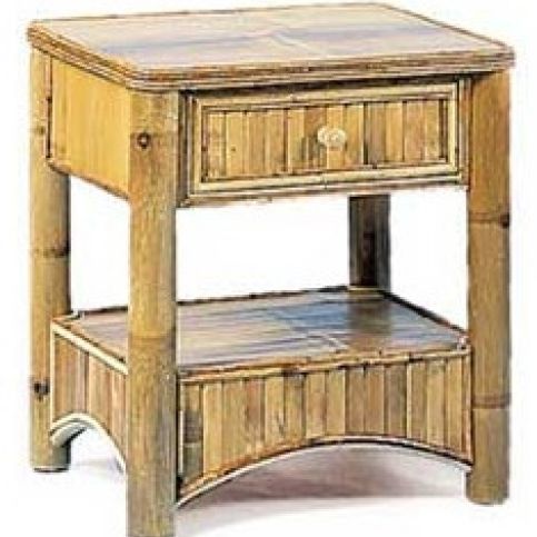 Bambusový noční stolek BA02-1 - DEKORHOME.CZ