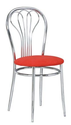 Židle chromová kostra čalouněný sedák - SE - M-byt