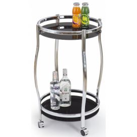 Halmar Halmar Stříbrný barový stolek BAR 8