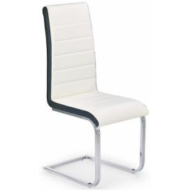 HALMAR Jídelní židle Dino bílo-černá