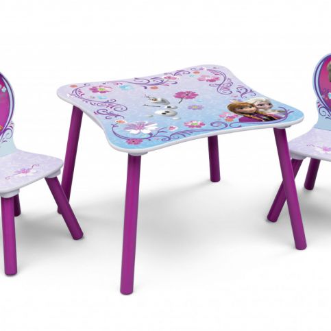 Forclaire Dětský stůl s židlemi Frozen - ATAN Nábytek