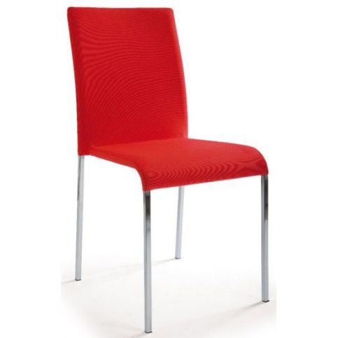 Jídelní židle chrom / látka fialová WE-5010 PUR2 Autronic - DEKORHOME.CZ