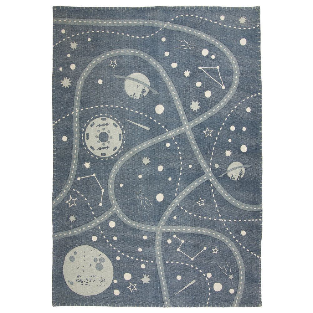 Dětský ručně potištěný koberec Nattiot Little Galaxy, 100 x 140 cm - Bonami.cz